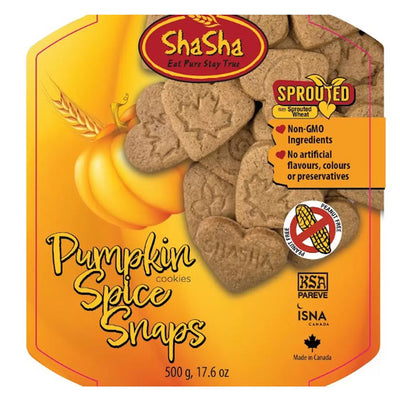 ShaSha Pumpkin Spice Snaps, 2 x 500g