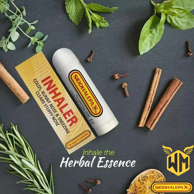 Siddhalepa Herbal Inhaler - Ayurvedic Remedy for Cold, Sneezing, and Runny Nose