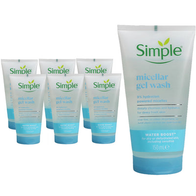 Simple Micellar Facial Wash Gel – 6 x 150ml