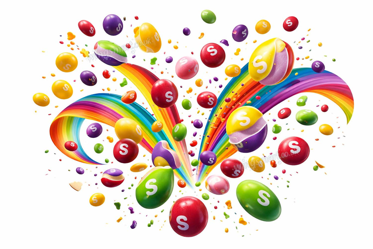 Skittles Fruit Flavour Flip Sweets PMP – 109g Sharing Bag (Pack of 14)