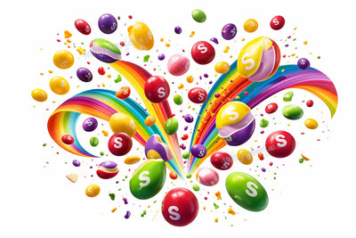 Skittles Fruit Flavour Flip Sweets PMP – 109g Sharing Bag (Pack of 14)