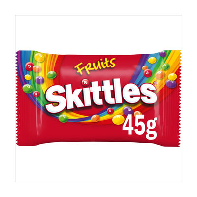 Skittles Vegan Chewy Sweets Fruit Flavoured Bag 45g (Box of 36)