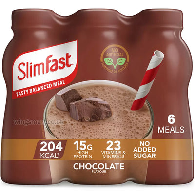 Slimfast Chunky Chocolate Shakes 325ml (Pack of 6)