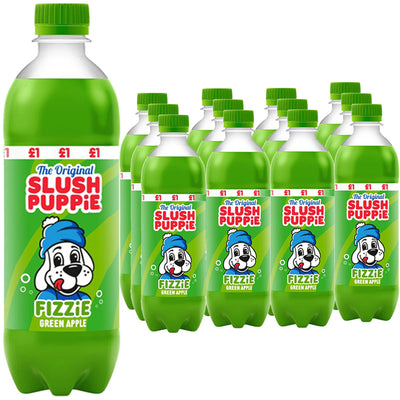 Slush Puppie The Original Fizzie Green Apple PMP 12 x 500ml