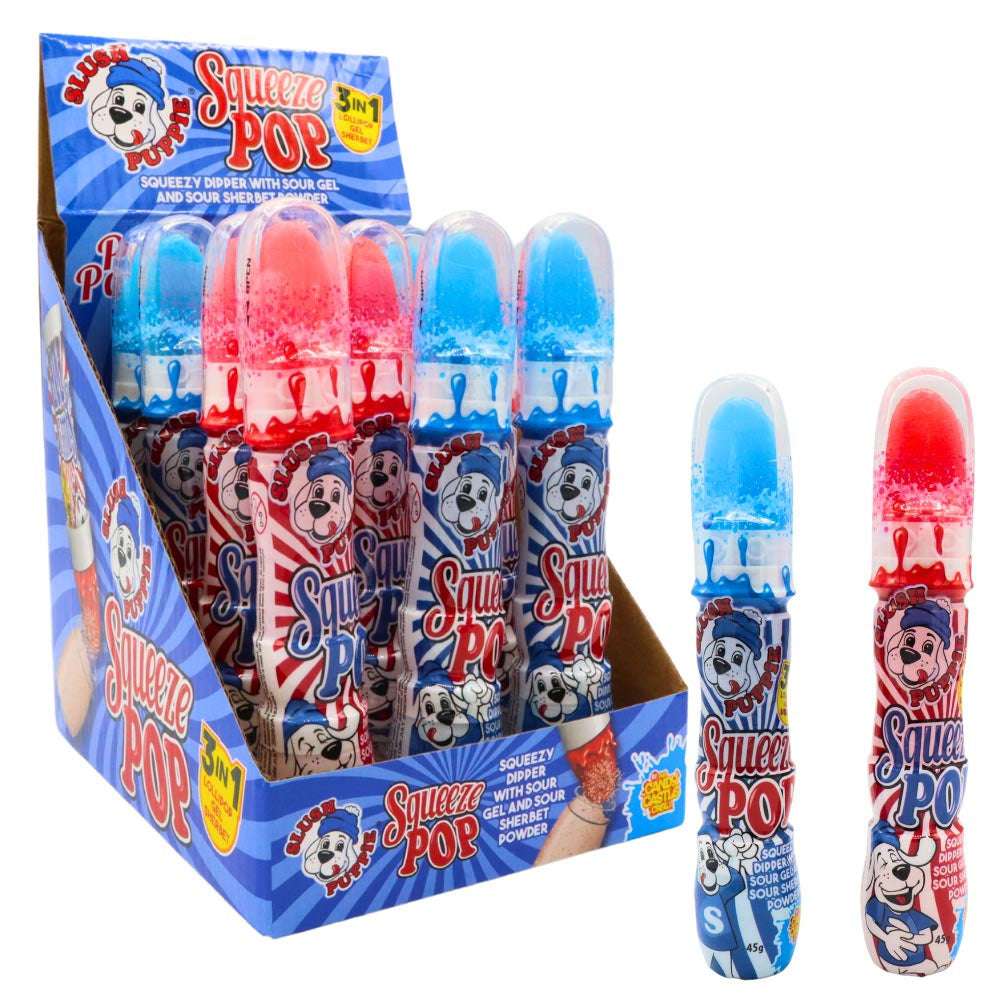 Slush Puppie Squeeze Pop 3 in 1 (45g) 12 Bottles