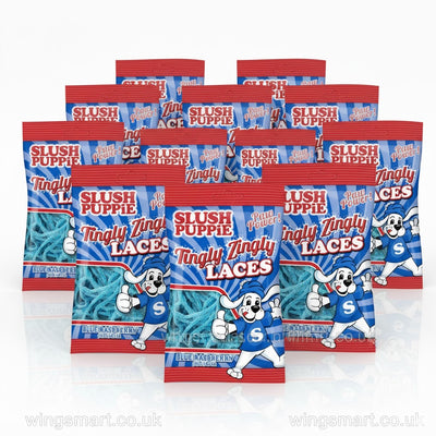 Slush Puppie Tingly Zingly Laces – Assorted Flavours 12 x 120g