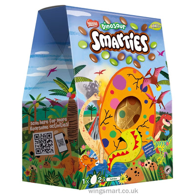 Smarties Dinosaur Milk Chocolate Giant Easter Egg 226g