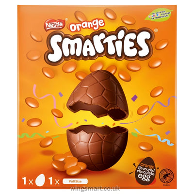 Smarties Orange Milk Chocolate Large Easter Egg 188g