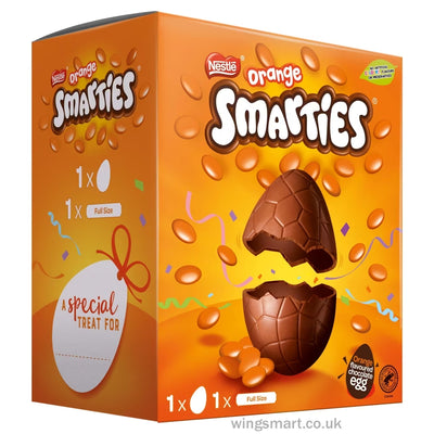 Smarties Orange Milk Chocolate Large Easter Egg 188g