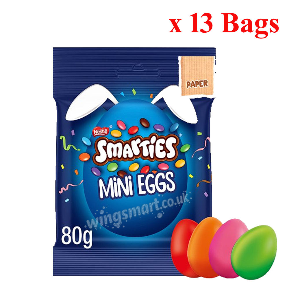 Easter Mini Eggs Assorted Collections Bags – Milk, White & Chocolate Orange Eggs (Full box)