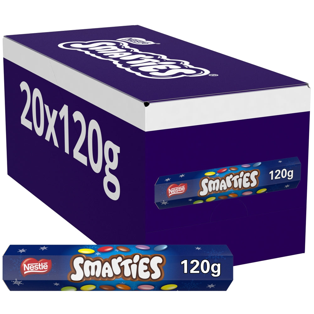 Smarties Giant Chocolate Tube Collection 120g -Assorted Flavours