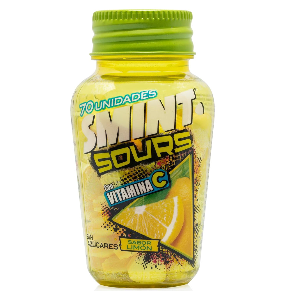 Smint Sours Lemon & Caramel Sugar Free – Pack of 6 x 49g