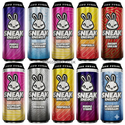 Sneak Energy 500ml Cans – Random Mixed