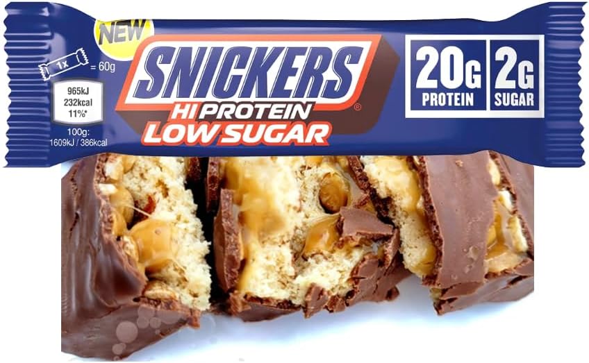 Snickers Milk Chocolate Low Sugar Protein Bars 57 (Box Of 12) - WingsMart