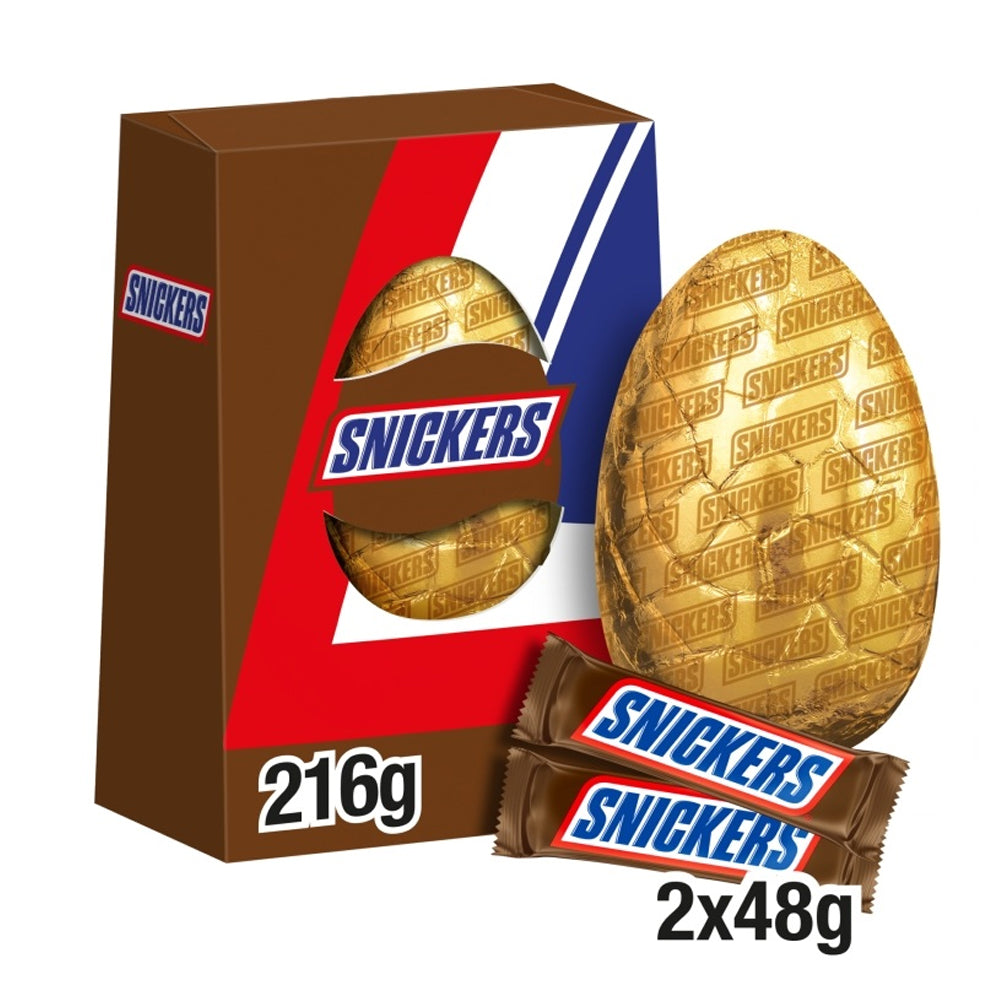 Snickers Chocolate & Peanut Extra Large Easter Egg 216g