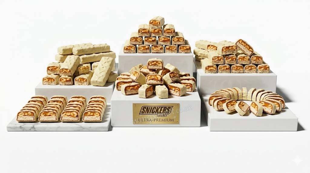 Snickers White Double Chocolate Bars (32 x 81g)