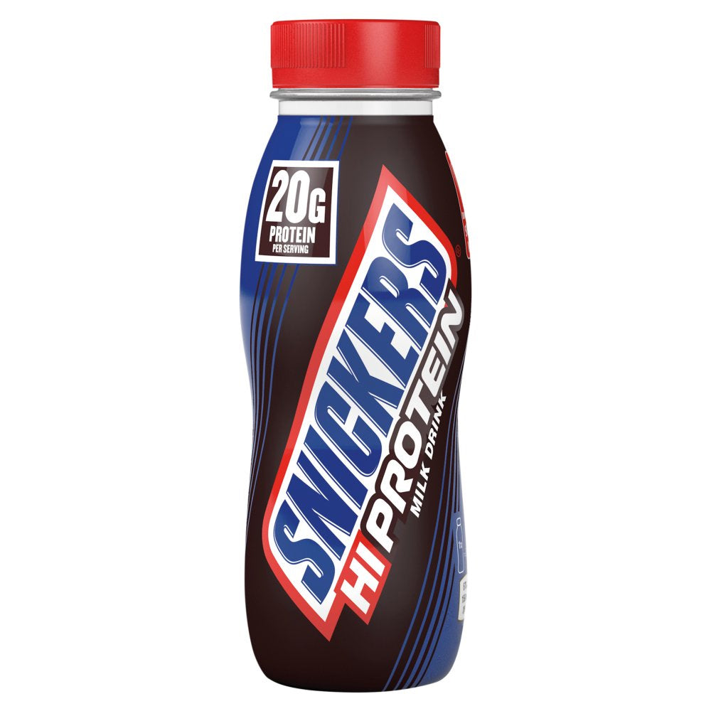Snickers Hi Protein Milk Drink 250ml (Pack of 12) – Chocolate Peanut Protein Shake