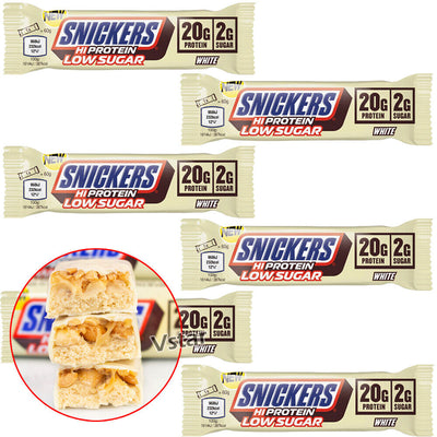 Snickers White Chocolate Low Sugar Protein Bar 57g - WingsMart