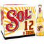 Sol Cerveza de México Original Lager Beer 4.2% ABV Bottle 12x330ml