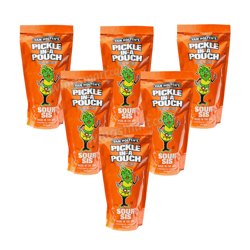 Van Holten’s Variety Flavoured Pickle In A Pouch Variety Range 360g