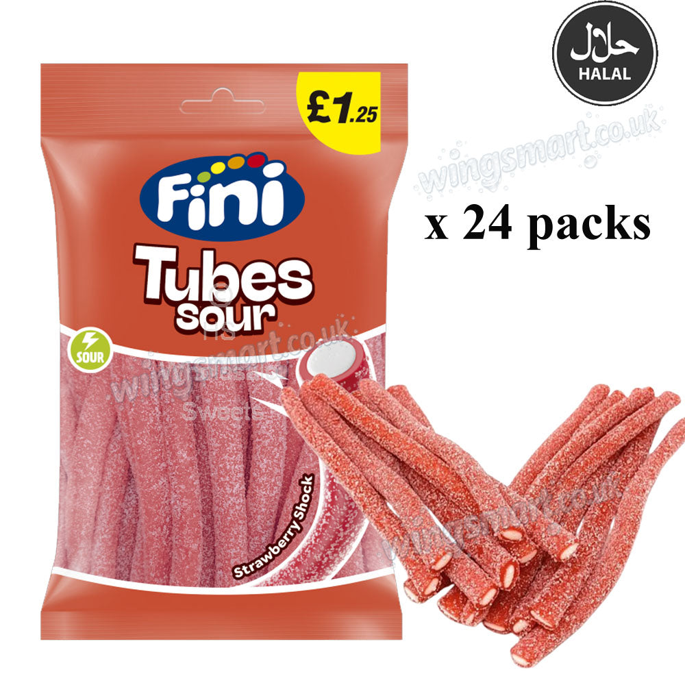Fini Tubes Assorted Flavours Candy 140g £1.25 PMP Sweet & Sour Treats Packs
