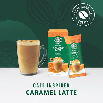 Starbucks Caramel Latte Instant Coffee Sachets 5x23g - Case of 6