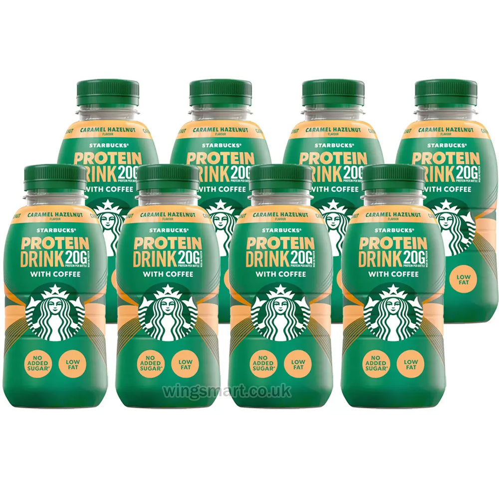 Starbucks Protein Caramel Hazelnut, 8 x 330ml