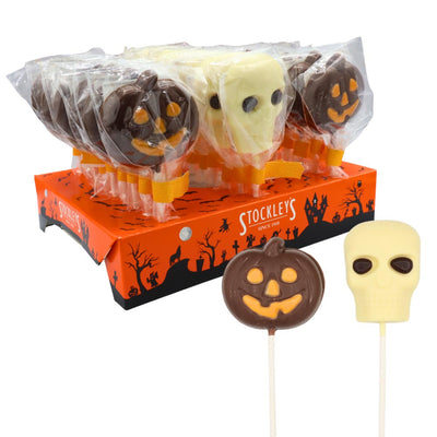 Stockley’s Halloween Milk Chocolate Lollipops – 27 x 35g