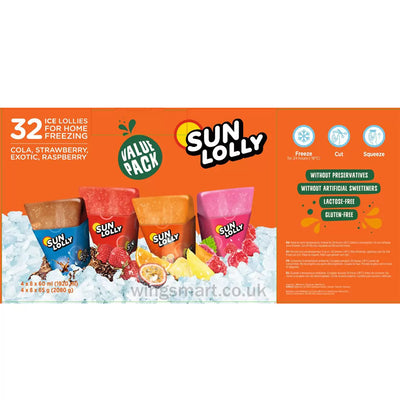 Sun Lolly Variety Pack, 32 x 60ml