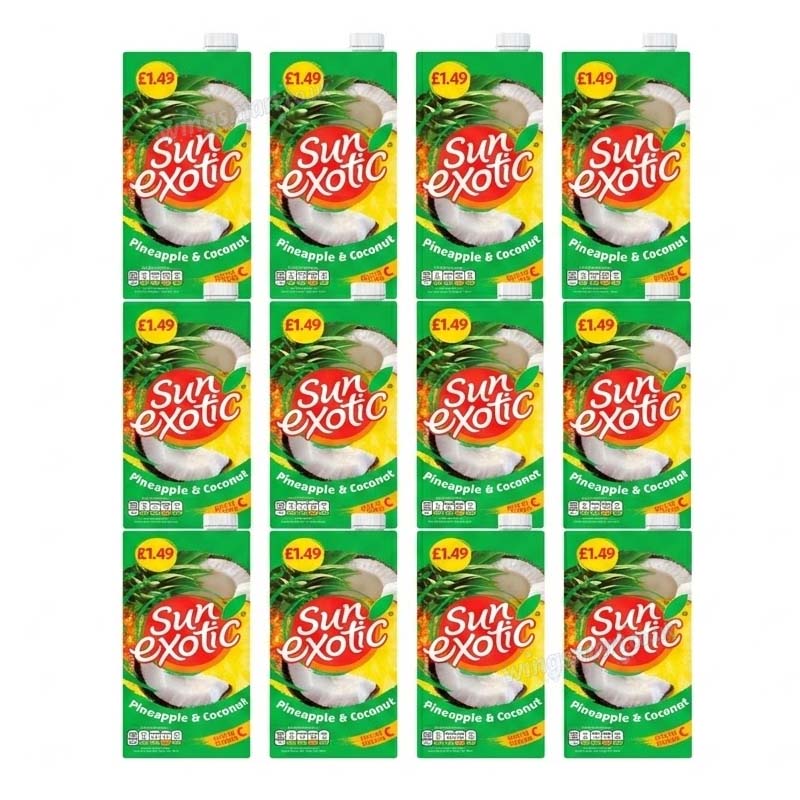 Sun Exotic Soft Drinks 1L Bottle Range – Fruit Flavoured Drinks (6 or 12 Pack)