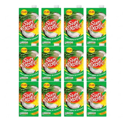 Sun Exotic Soft Drinks 1L Bottle Range – Fruit Flavoured Drinks (6 or 12 Pack)