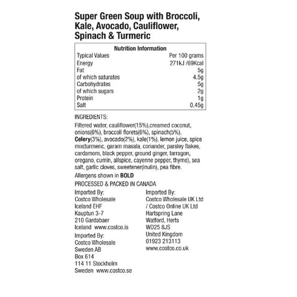 Nature's Classic Super Green Soup 8 x 411g