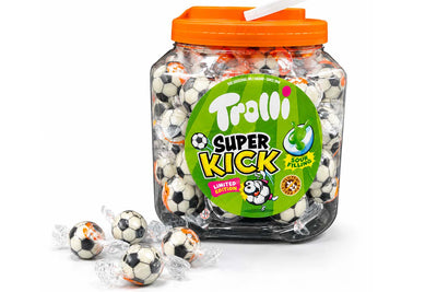 Trolli Super Kick Sour Filled Jelly Balls 20g × 60 Tub