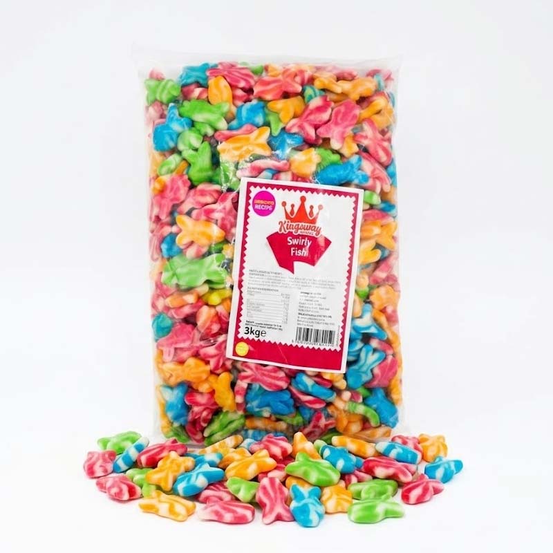 Kingsway Swirly Fish Jelly Sweets 3kg