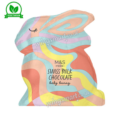 M&S Swiss Milk Chocolate and Plant Kitchen Baby Bunnies 100g