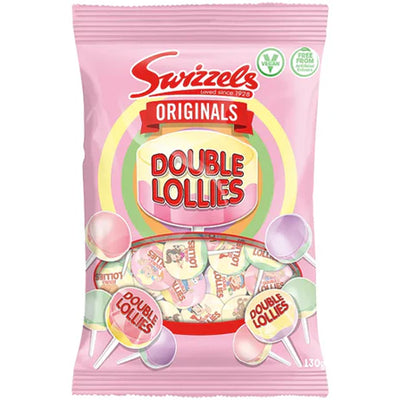 Swizzels Originals Double Lollies 130 Bags ( Pack of 12 )