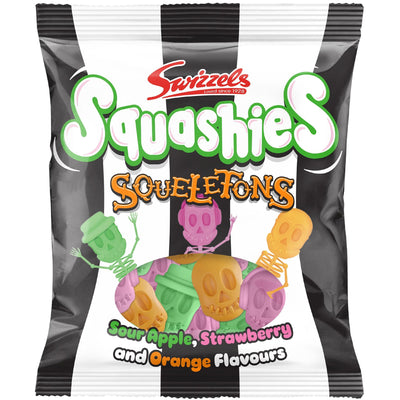 Swizzels Squashies Squeletons Halloween Sweets 120g ( Box of 12 )