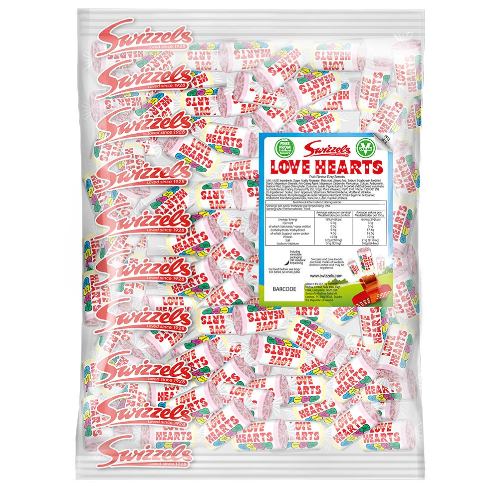 Swizzels Love Hearts Mini Rolls
