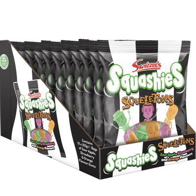 Swizzels Squashies Squeletons Halloween Sweets 120g ( Box of 12 )