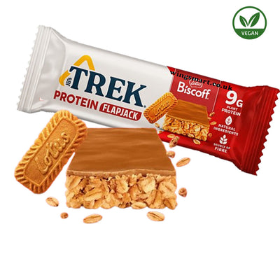 TREK Biscoff Protein Flapjack 50g bars