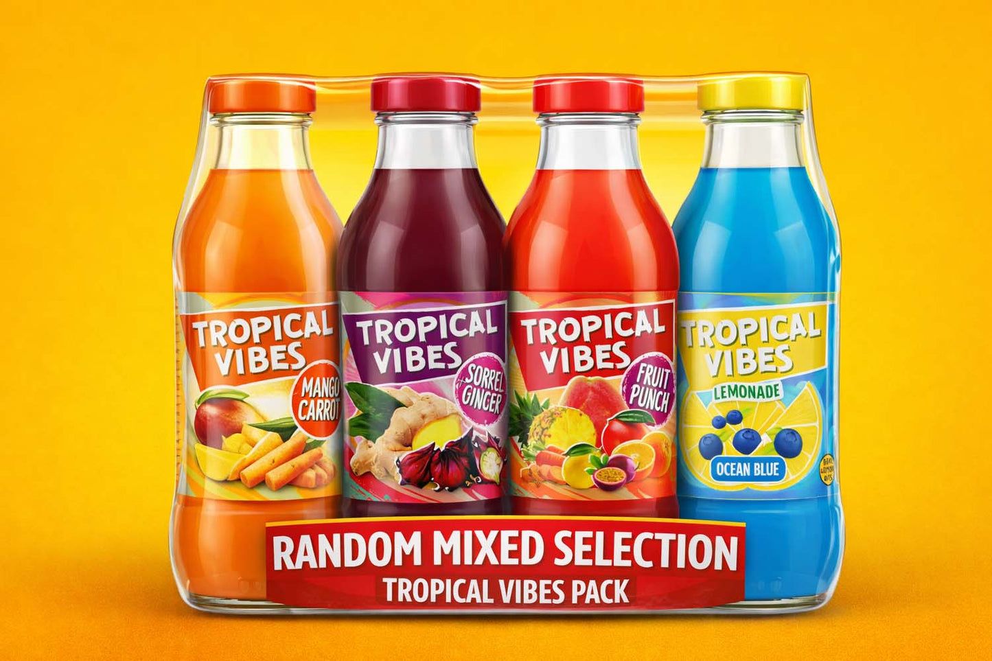 Tropical Vibes Soft Drinks 300ml (Pack of 15)