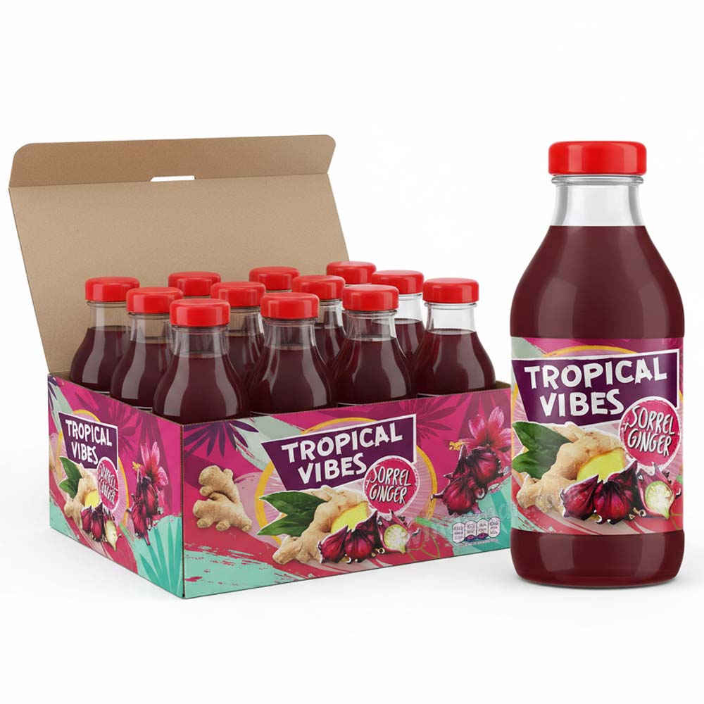 Tropical Vibes Soft Drinks 300ml (Pack of 15)