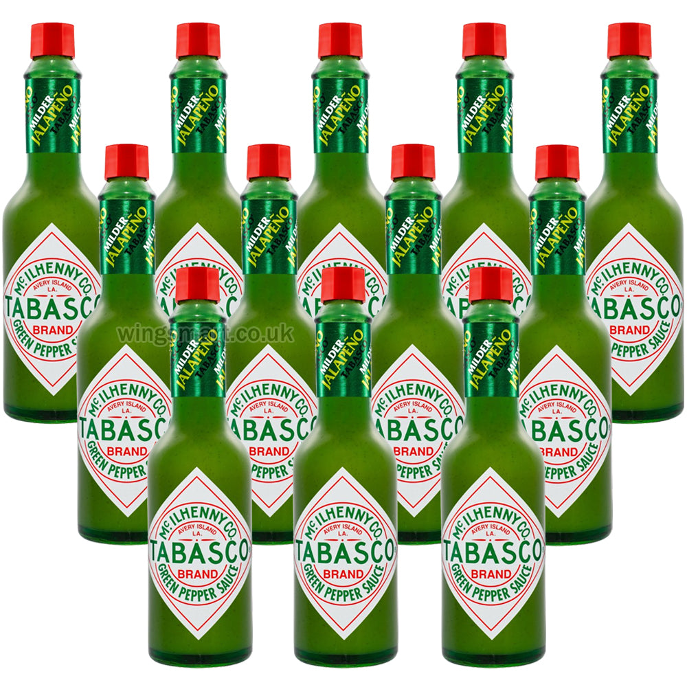 Tabasco Zesty Milder Jalapeño Sauce 57ml (12 Bottles)