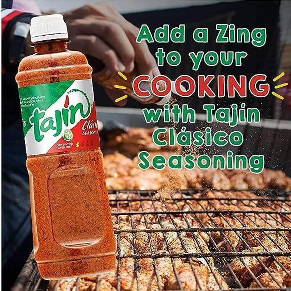 Tajin Clasico Mexican Fruit and Snack Seasoning with Lime 400g