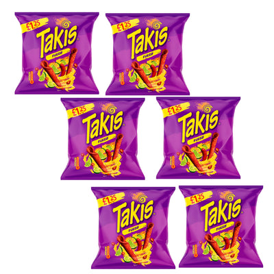 Takis Fuego Chilli and Lime Flavour Corn Snack 55g