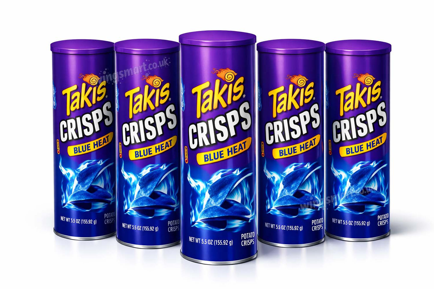 Takis Crisps Blue Heat Canister — 155.92 g (5, 10, 15 Pack)
