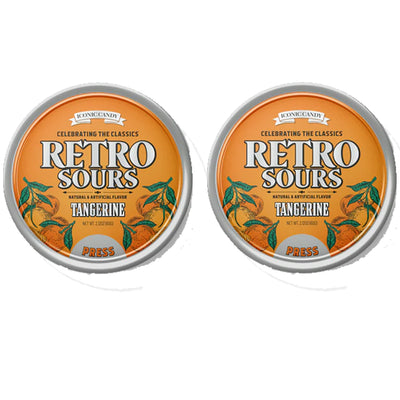 Retro Sours Tangerine Candy - 2.12oz (60g)