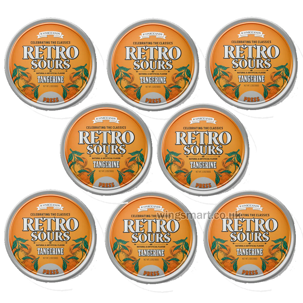 Retro Sours Tangerine Candy - 2.12oz (60g)