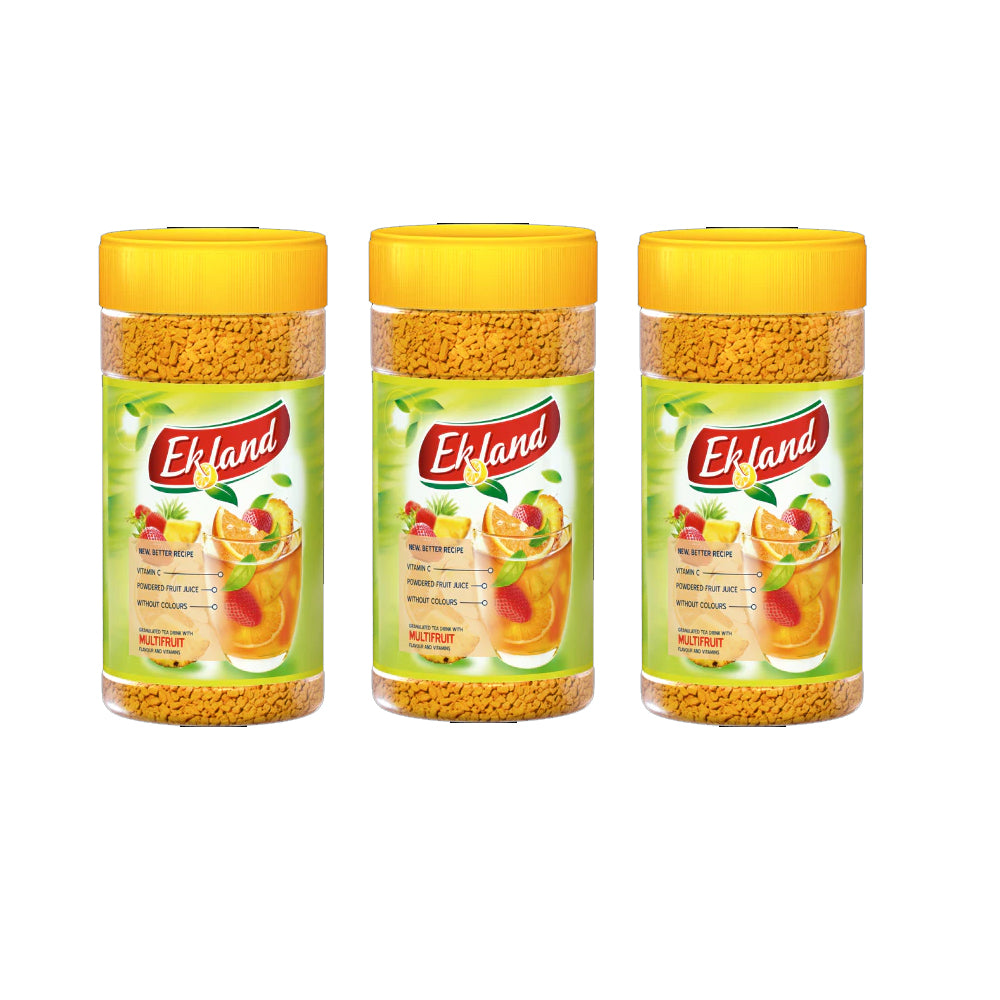Ekland Instant Fruit Tea Drink – 350g (Various Flavours)