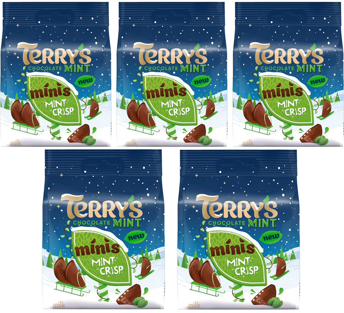 Terry's Chocolate Mint Crisp Minis Bag 80g